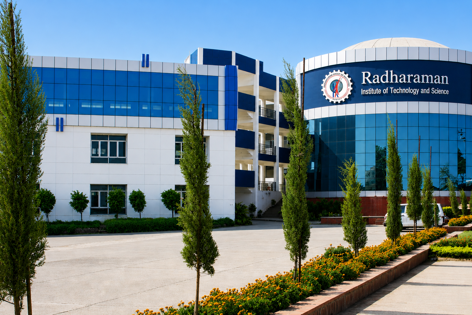 Modern campus building